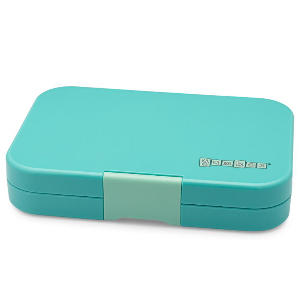 Yumbox XL matboks med 5 rom, Tapas - Jungle/Pastel Blue