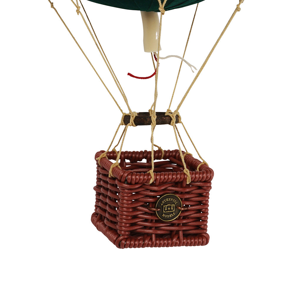 Luftballong, fløyelsgrønn - H: 30 x D: 18 cm