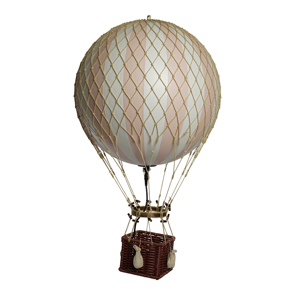LED Luftballong, Royal Aero rosa - 32 cm