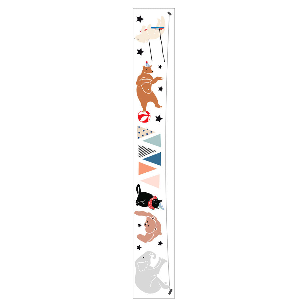 Mimi Lou wallsticker, Guirlande Cirque - viser ark med vægklistermærkerne
