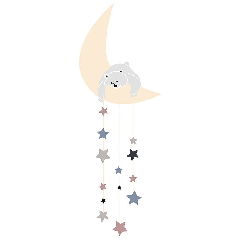 Mimi Lou veggklistremerke, Moon
