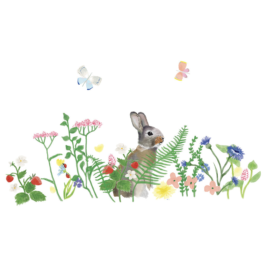 Mimi Lou wallsticker, Kanin i gresset