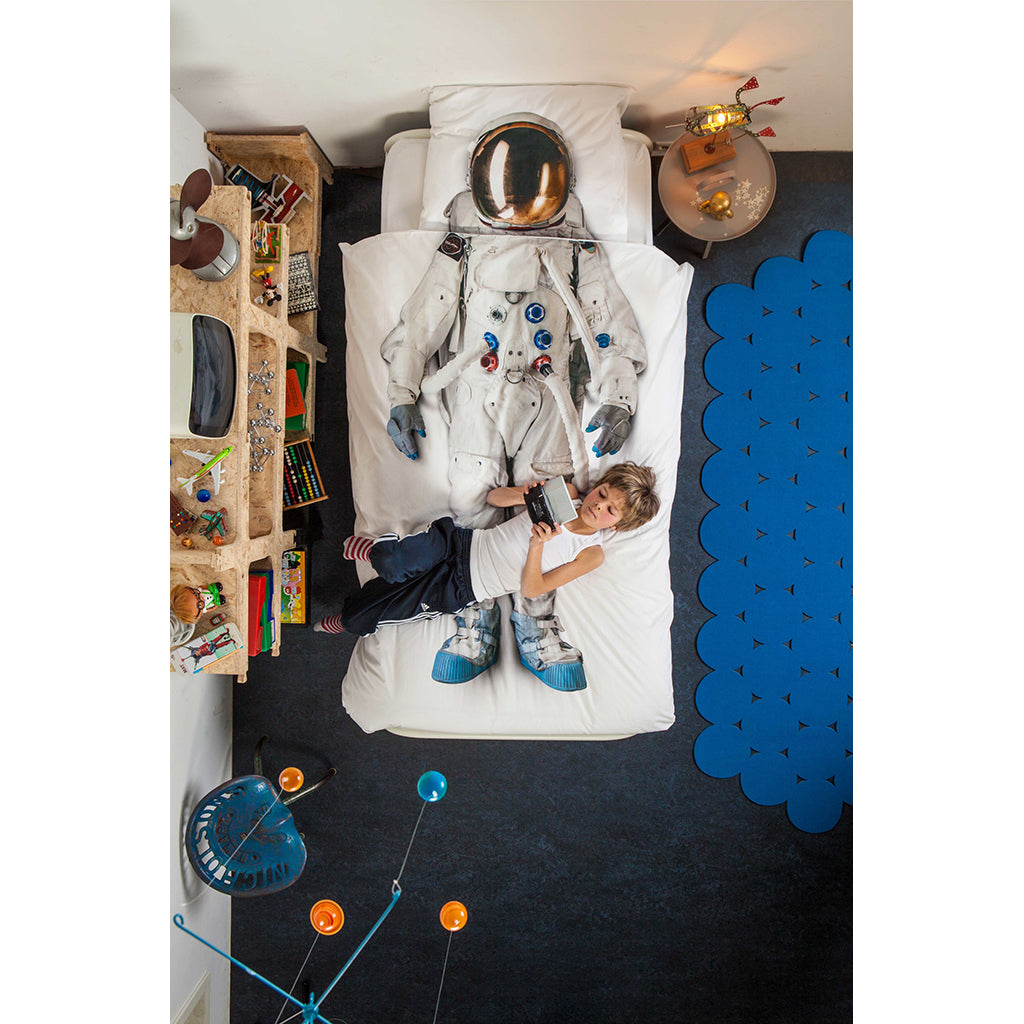 Snurk voksensengetøy, økologisk - Astronaut