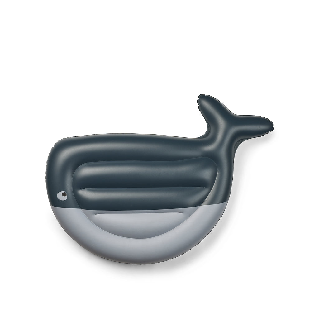 Liewood badeleke, Adalyn luftmadrass, hval - Whale blue