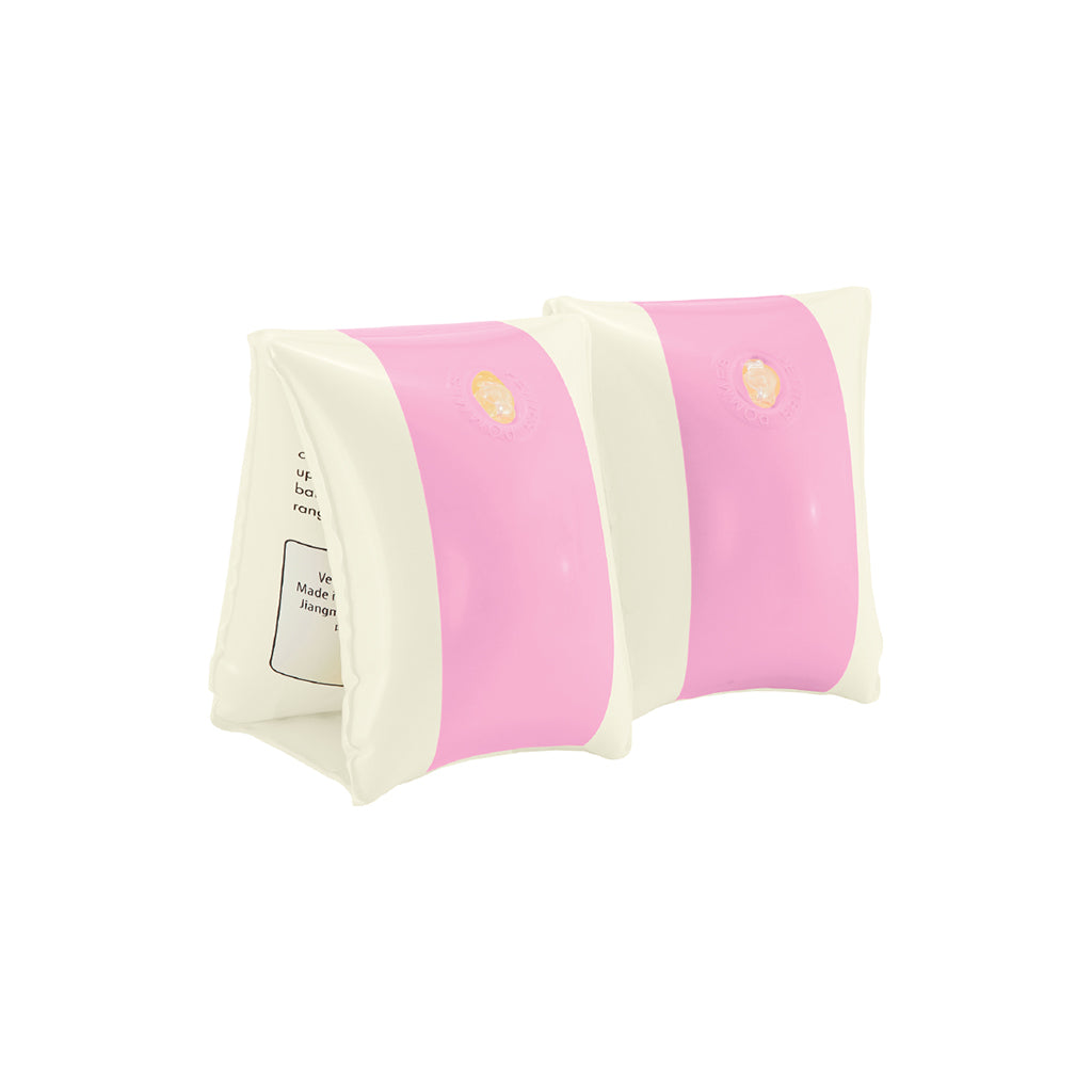 Petites Pommes Badevinger Bubblegum pink på hvid baggrund