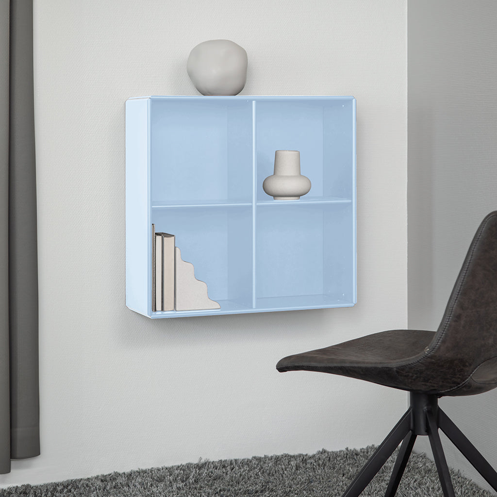 By Aulum Atlanta vegghylle, dybde 23 eller 33 cm - Himalayan Blue