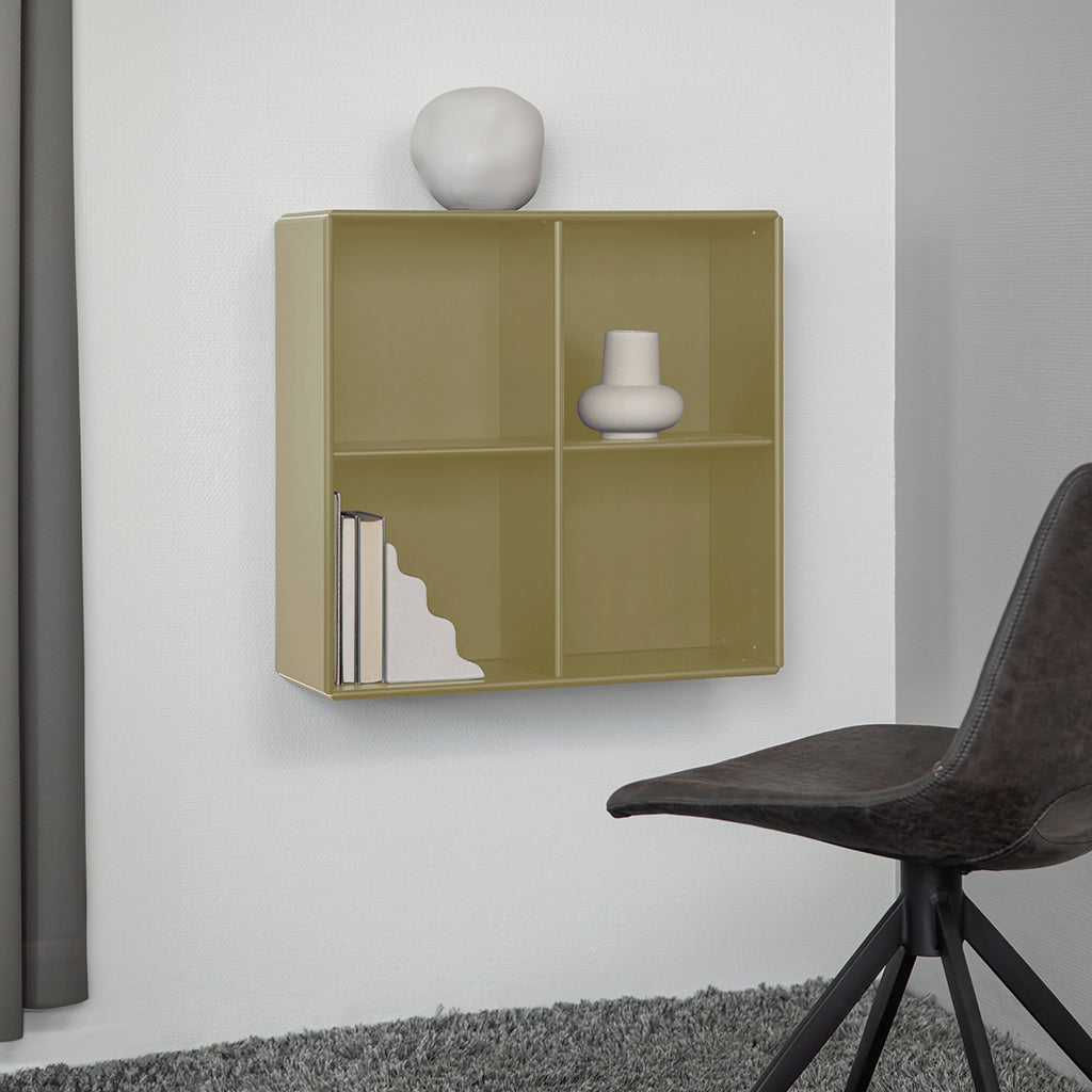 By Aulum Atlanta vegghylle, dybde 23 eller 33 cm - Olive