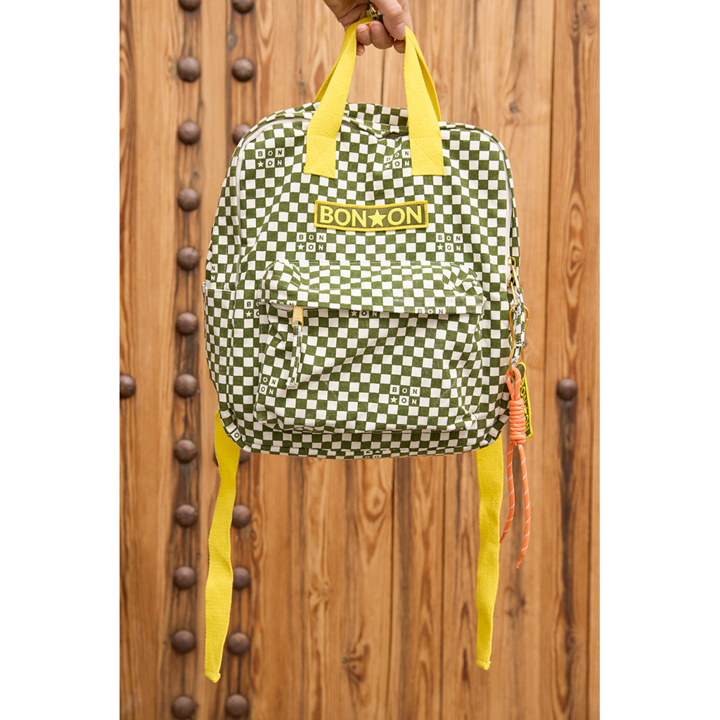 Bonton ryggsekk, mellomstor - Damier Vert