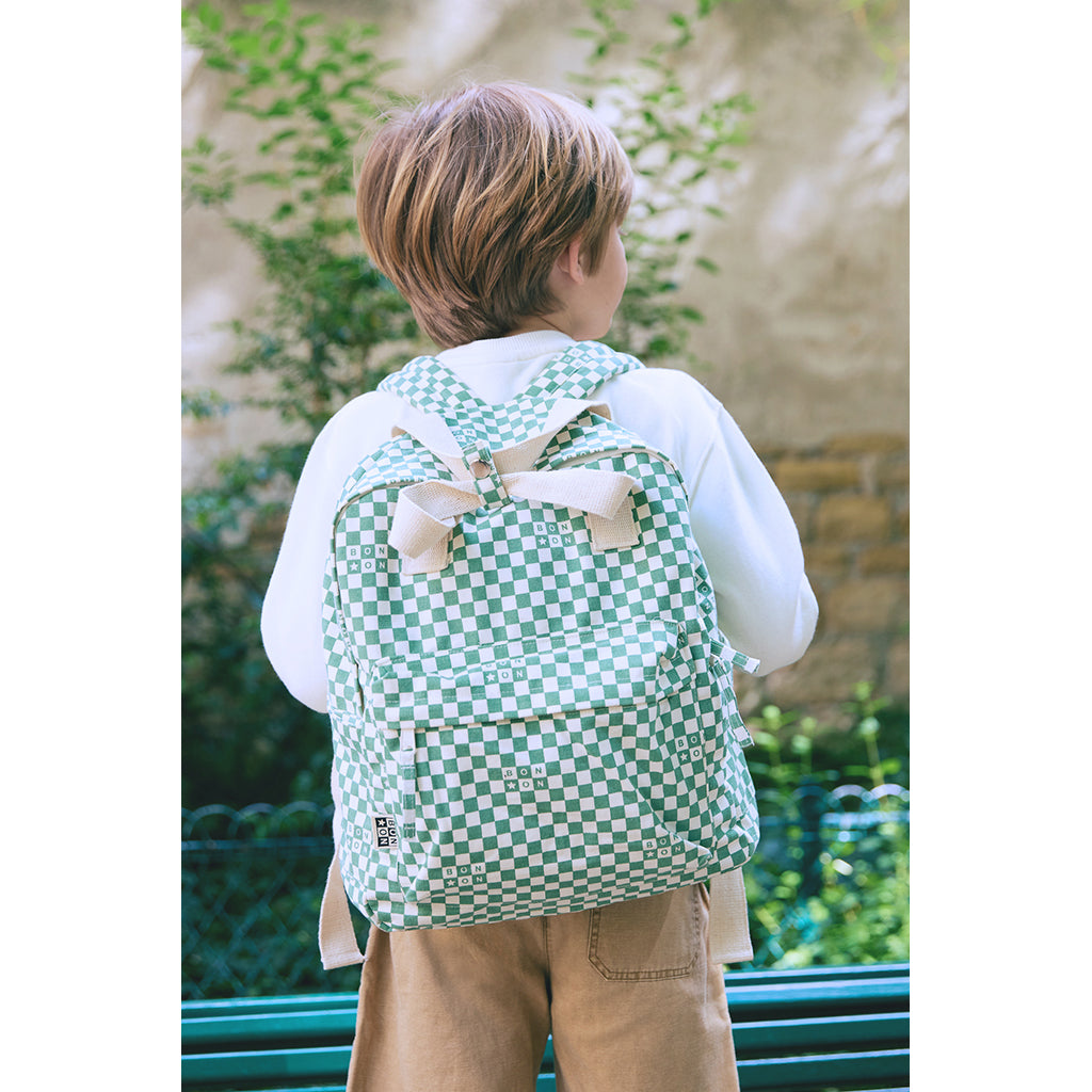 Bonton ryggsekk, mellomstor - Bleu vintage