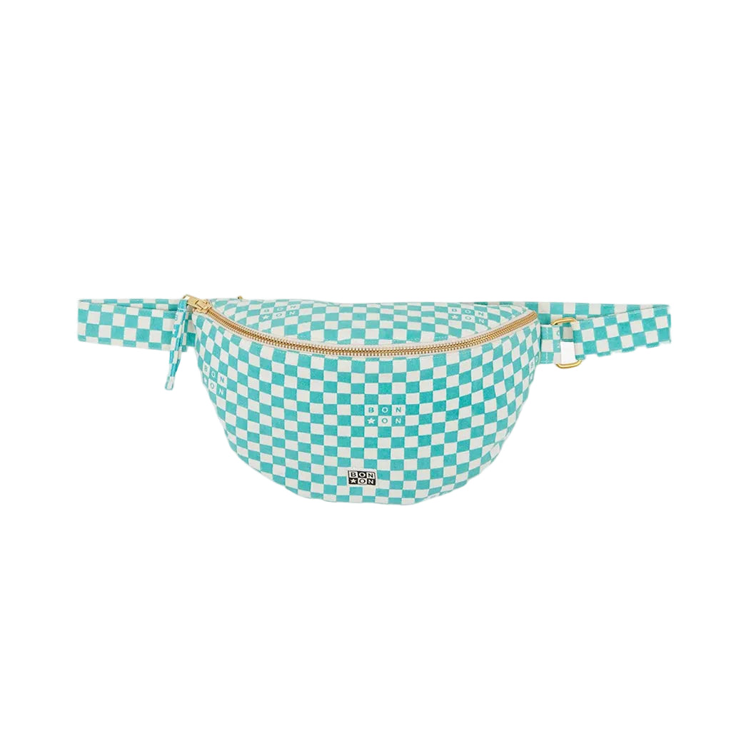Bonton bæltetaske, Damier bleu Vintage