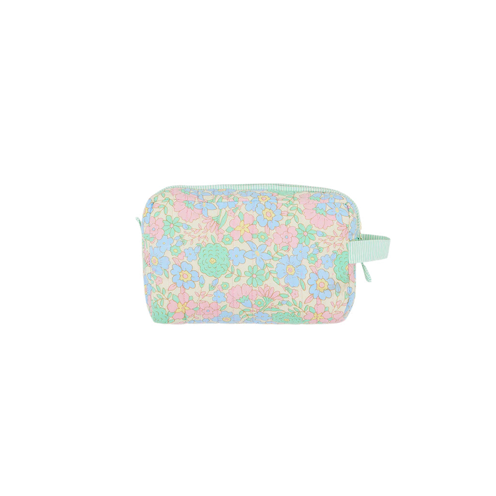 Bonton toilettaske, lille, Fleur vintage håndrem