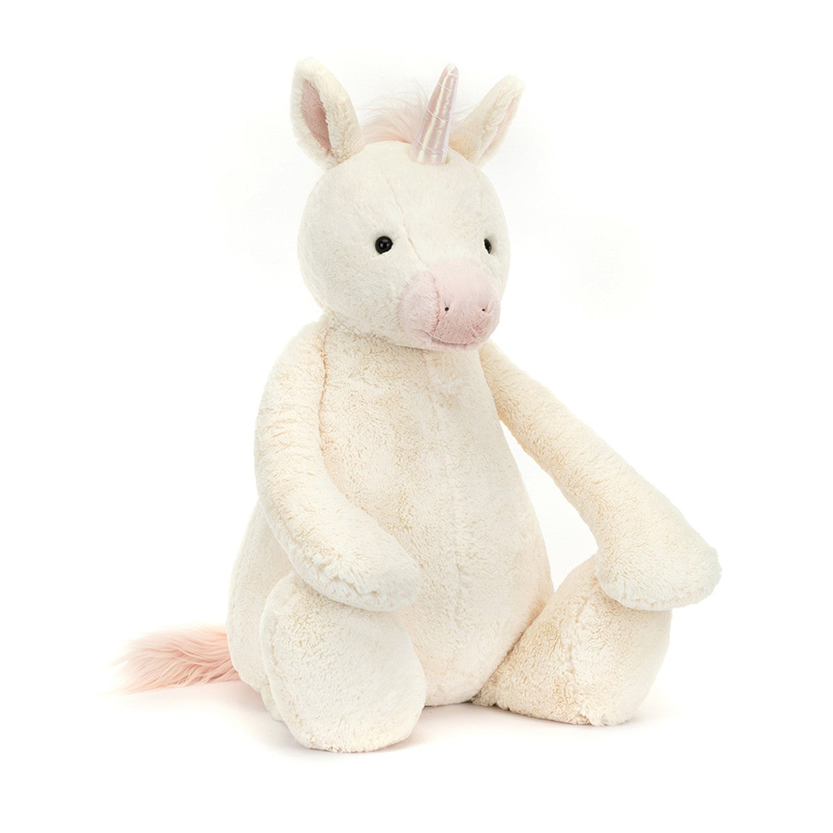 Jellycat bamse, Bashful enhjørning, virkelig stor enhjørning 108 cm