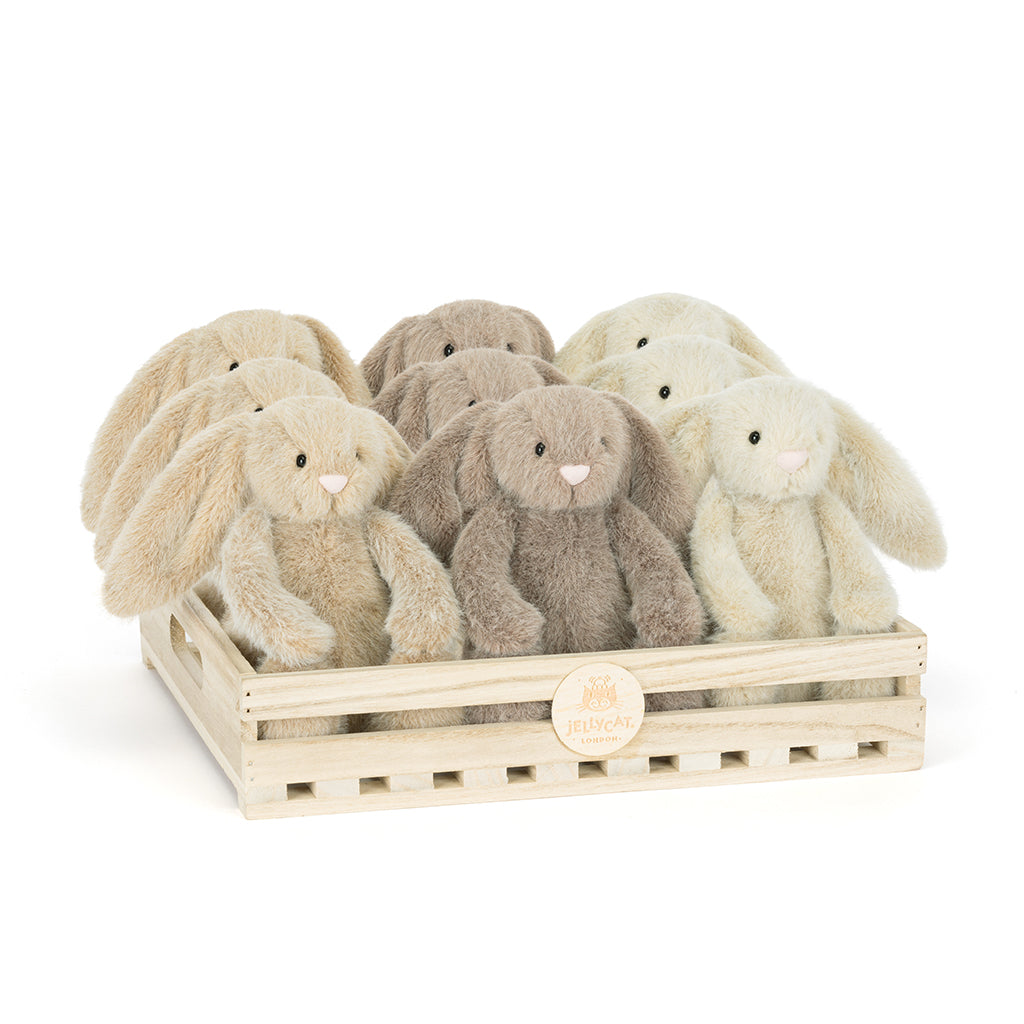 Jellycat bamse, Flufflet Wheat kanin – 18 cm