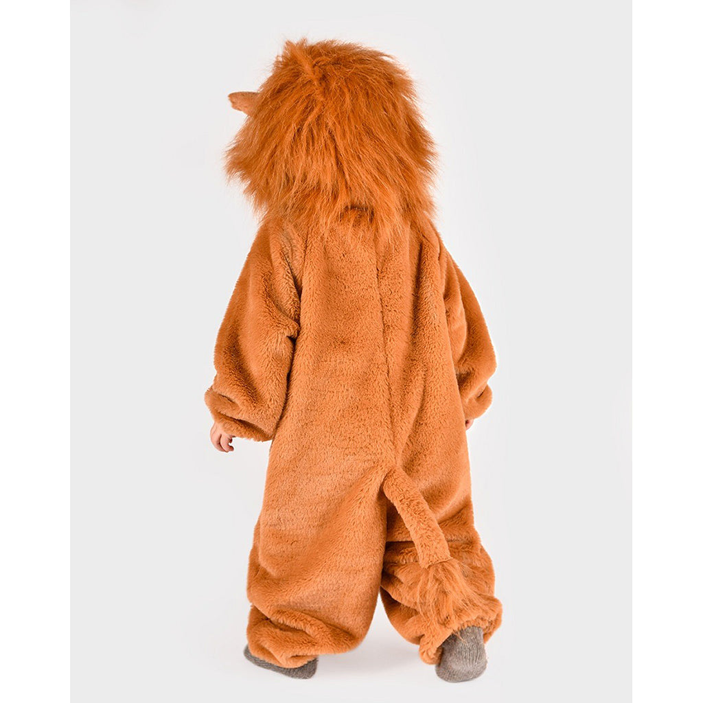 Den goda Fen dyrekostyme, Løve jumpsuit - 6-12 mnd, 12-18 mnd, og 18 mnd-2 år