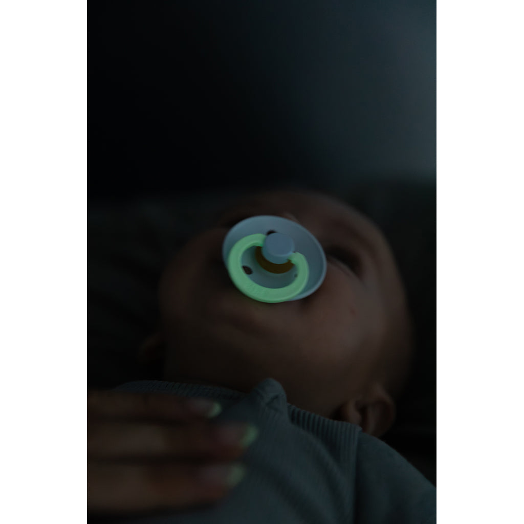 Bibs smokk i naturgummi, str. 2 - Blush GLOW