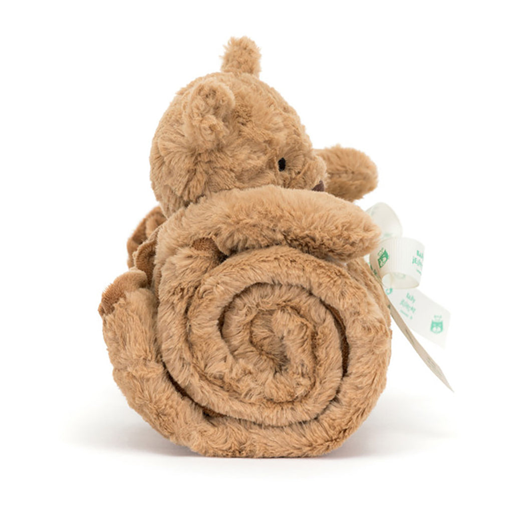 Jellycat pledd med Bartholomew bjørn, Bear Blankie - 56 x 70 cm