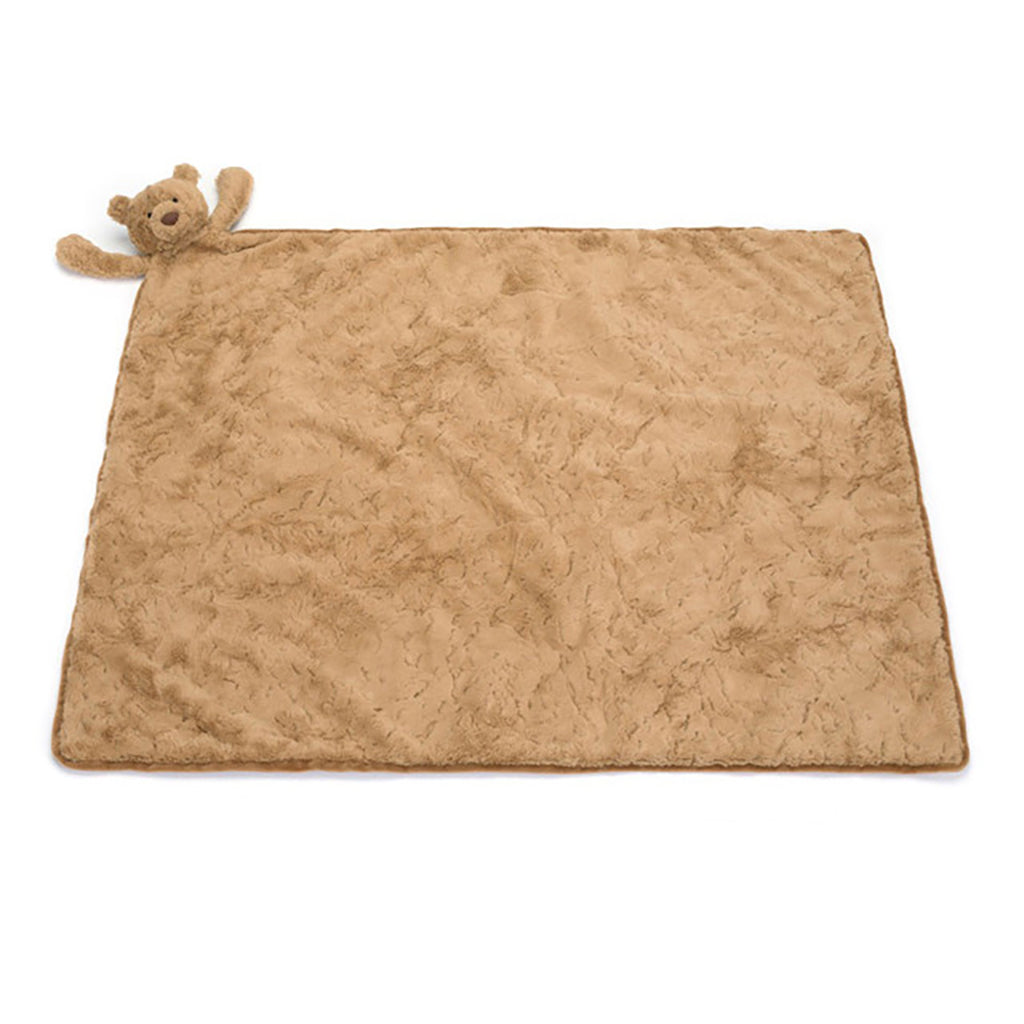 Jellycat pledd med Bartholomew bjørn, Bear Blankie - 56 x 70 cm
