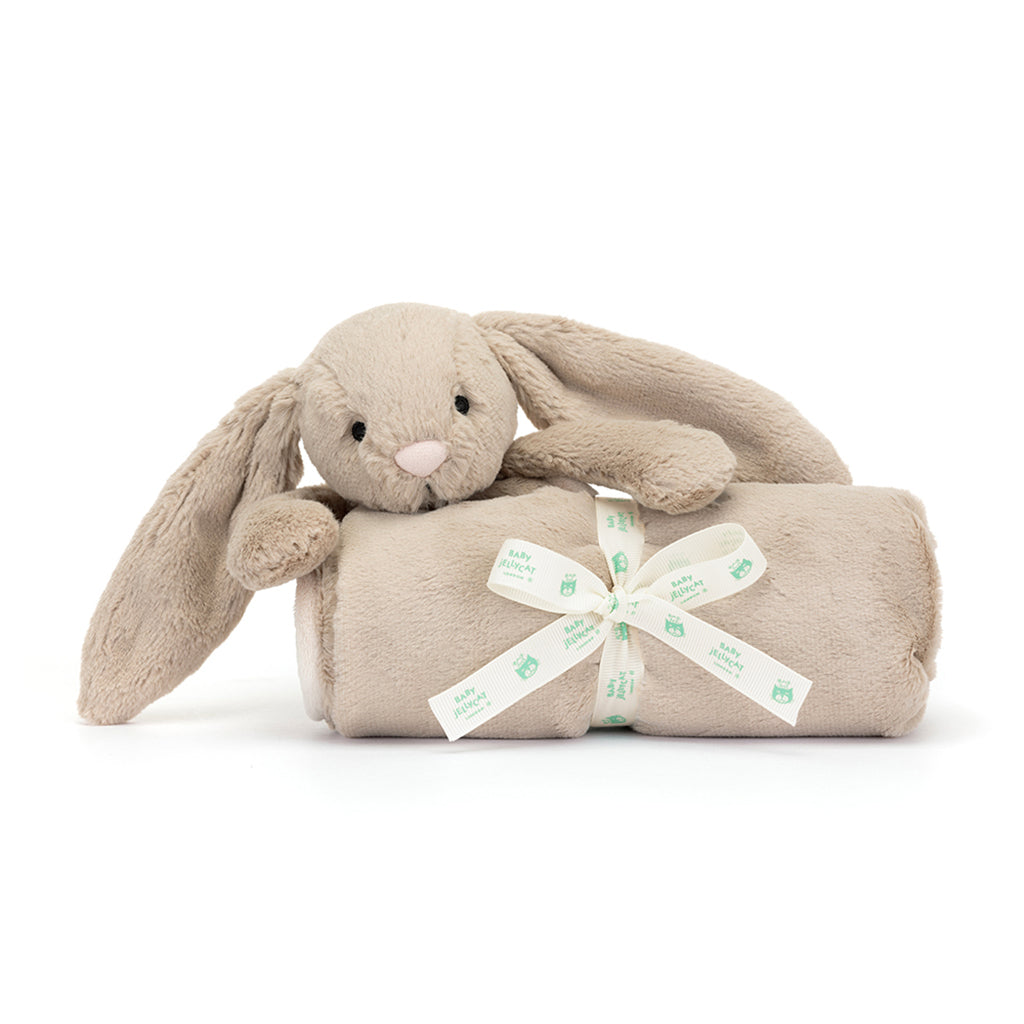 Baby Jellycat pledd, Bashful kanin, beige – 56 cm