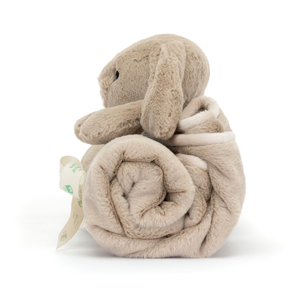 Baby Jellycat teppe, Bashful kanin, beige - 56 cm