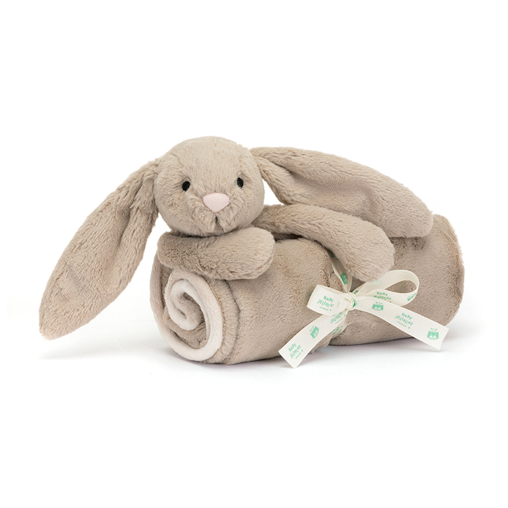 Baby Jellycat teppe, Bashful kanin, beige - 56 cm