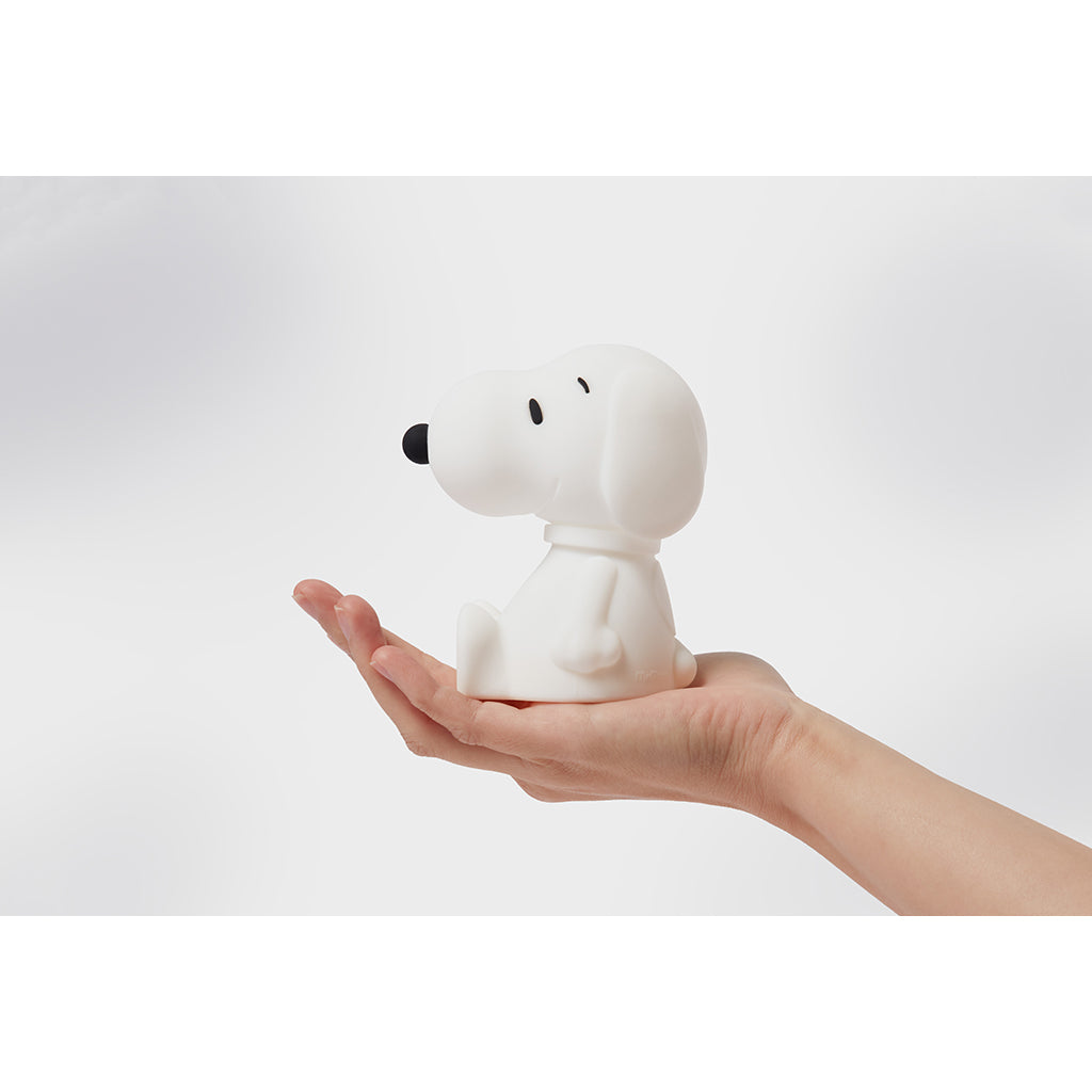 Mr Maria Snoopy børnelampe, bundle of light, blød silikone, hånd