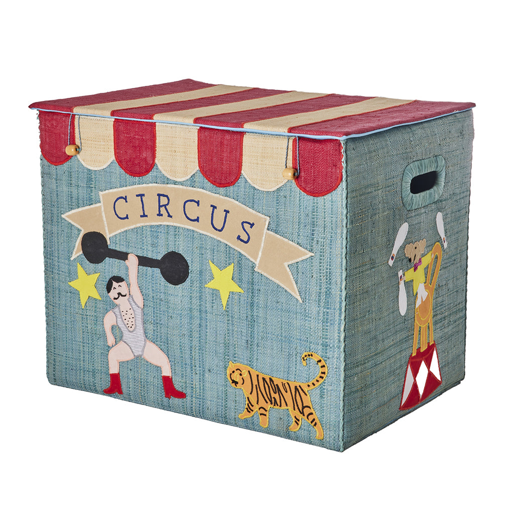 Rice kurvehus til oppbevaring, sammenleggbar, XL – Cirkus