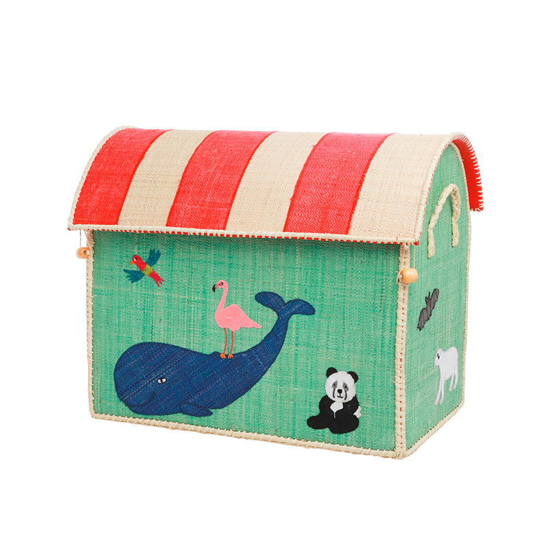 Rice kurvehus til oppbevaring, Dyr