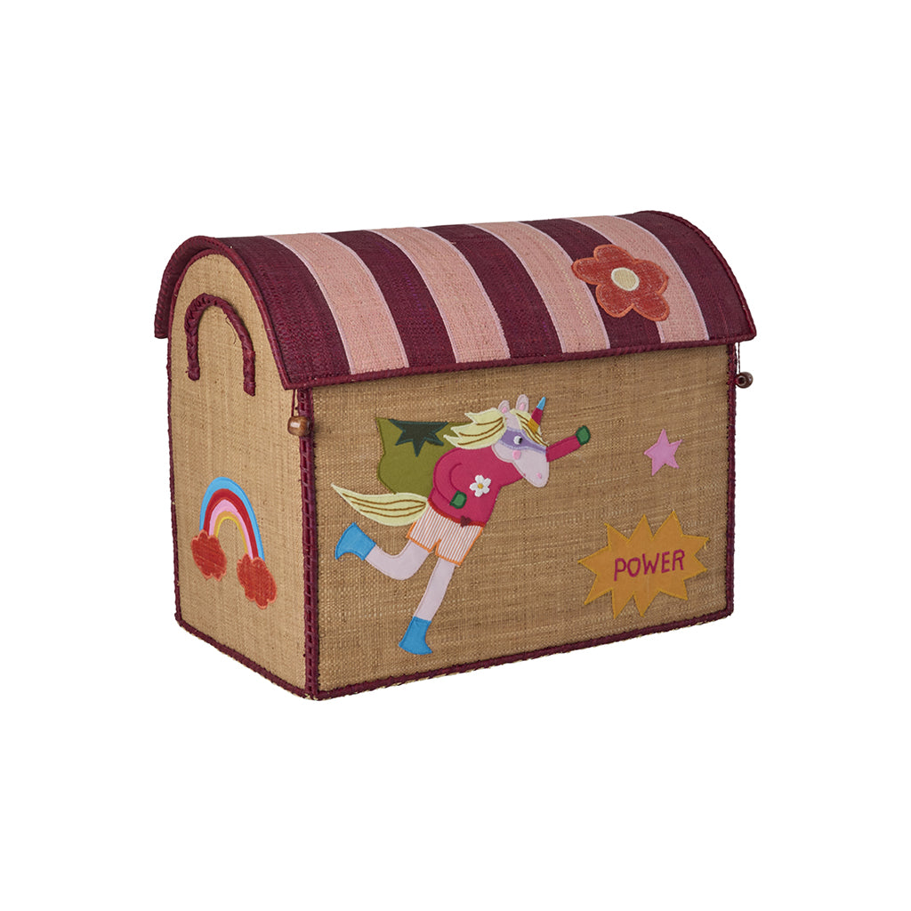 Rice kurvehus til oppbevaring, Natur - Hero Theme pink