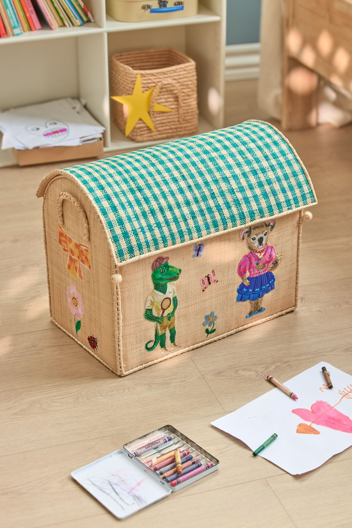 Rice kurvhus til oppbevaring, Nathalie Lété Tema