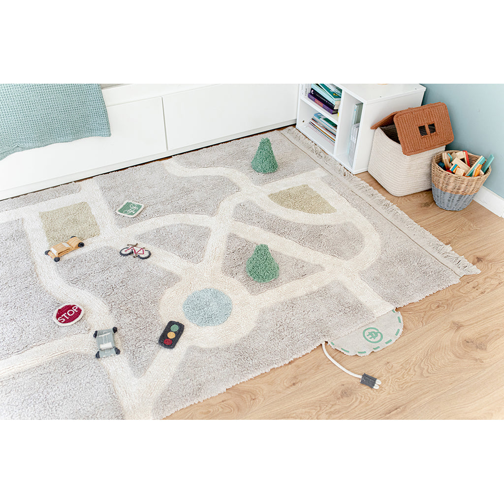 Lorena Canals vaskbart leketeppe, gulvteppe, EcoCity – 120 x 170 cm