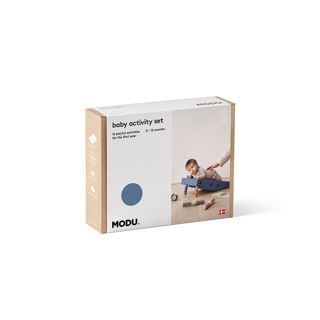 Modu Baby Motorikksett, Deep Blue/Sky Blue