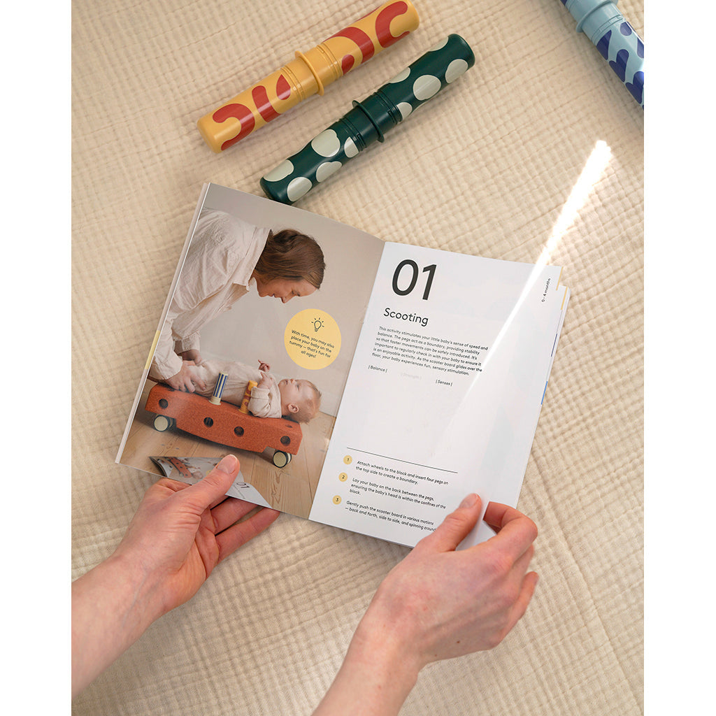 Modu Baby Motorikksett, Ocean mint/ Forest green