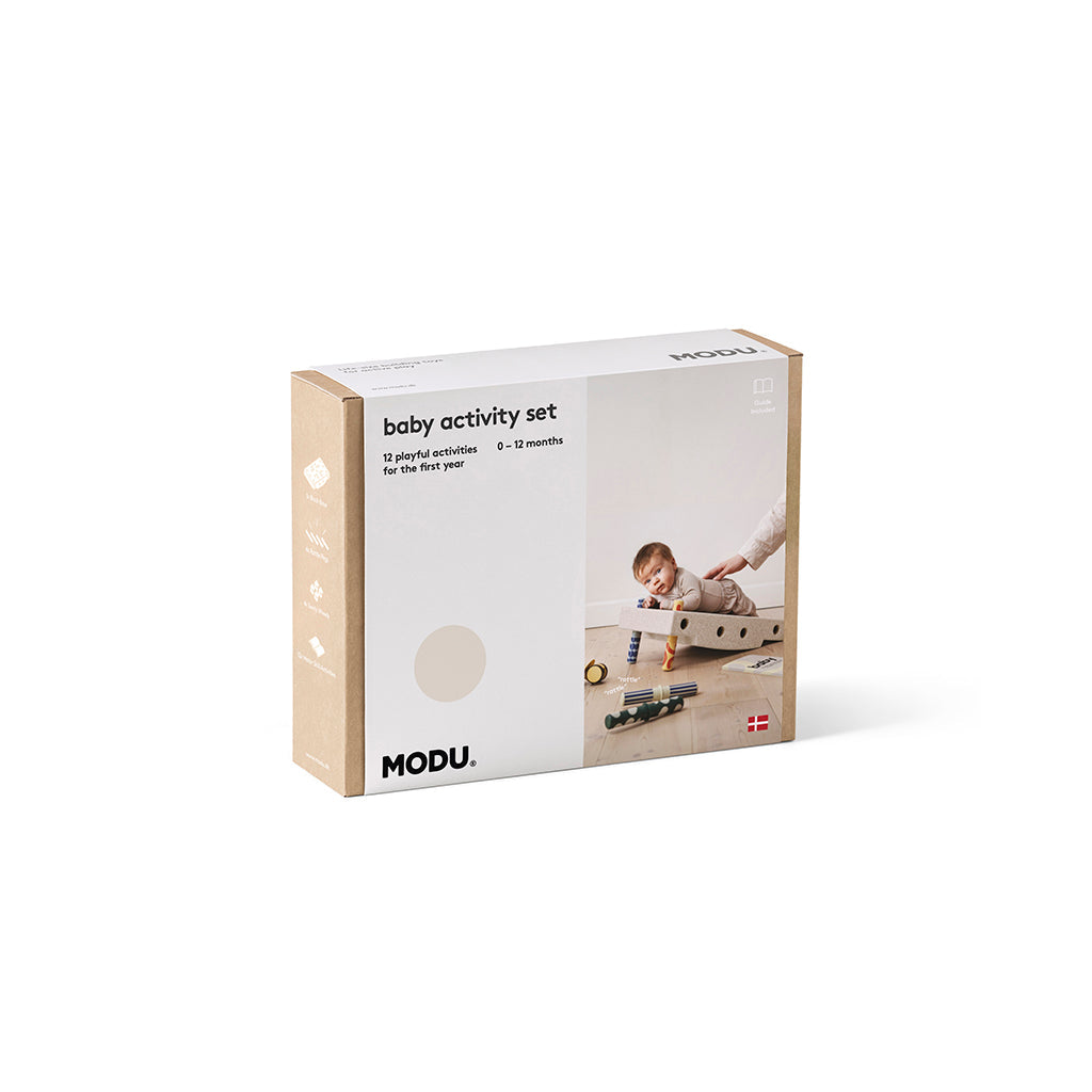 Modu Babymotorikksett, Sand grey/ Honey yellow