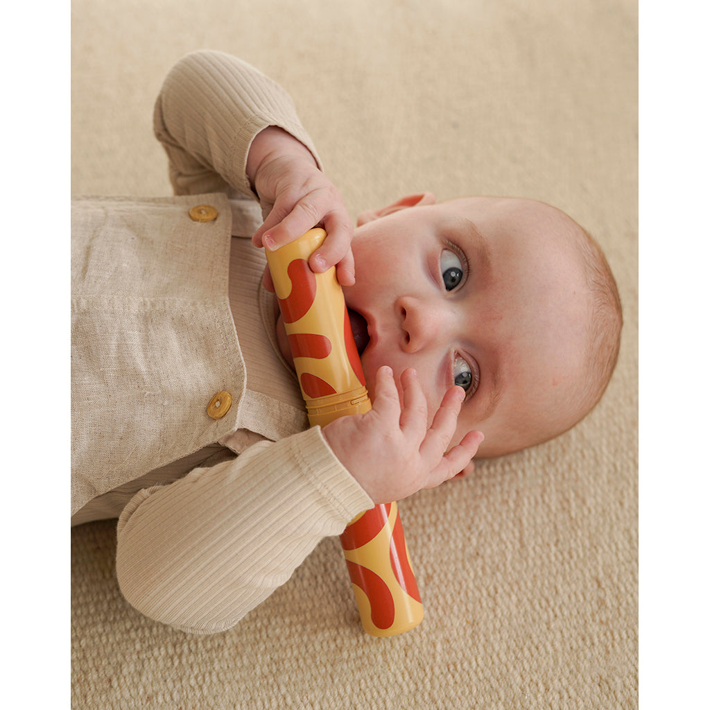 Modu Babymotorikksett, Sand grey/ Honey yellow