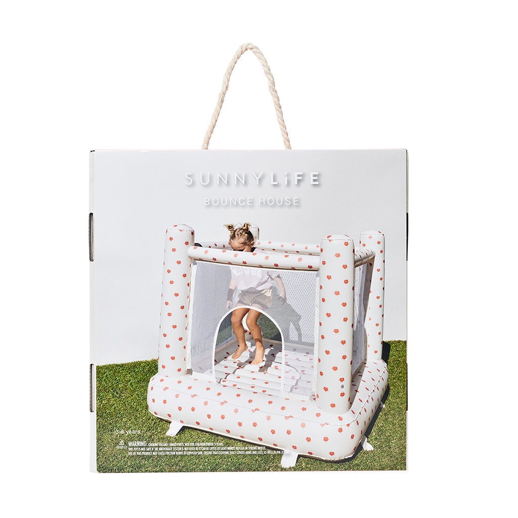 Sunnylife Oppblåsbar hoppeslott, 3-6 år - Poppy the Peach