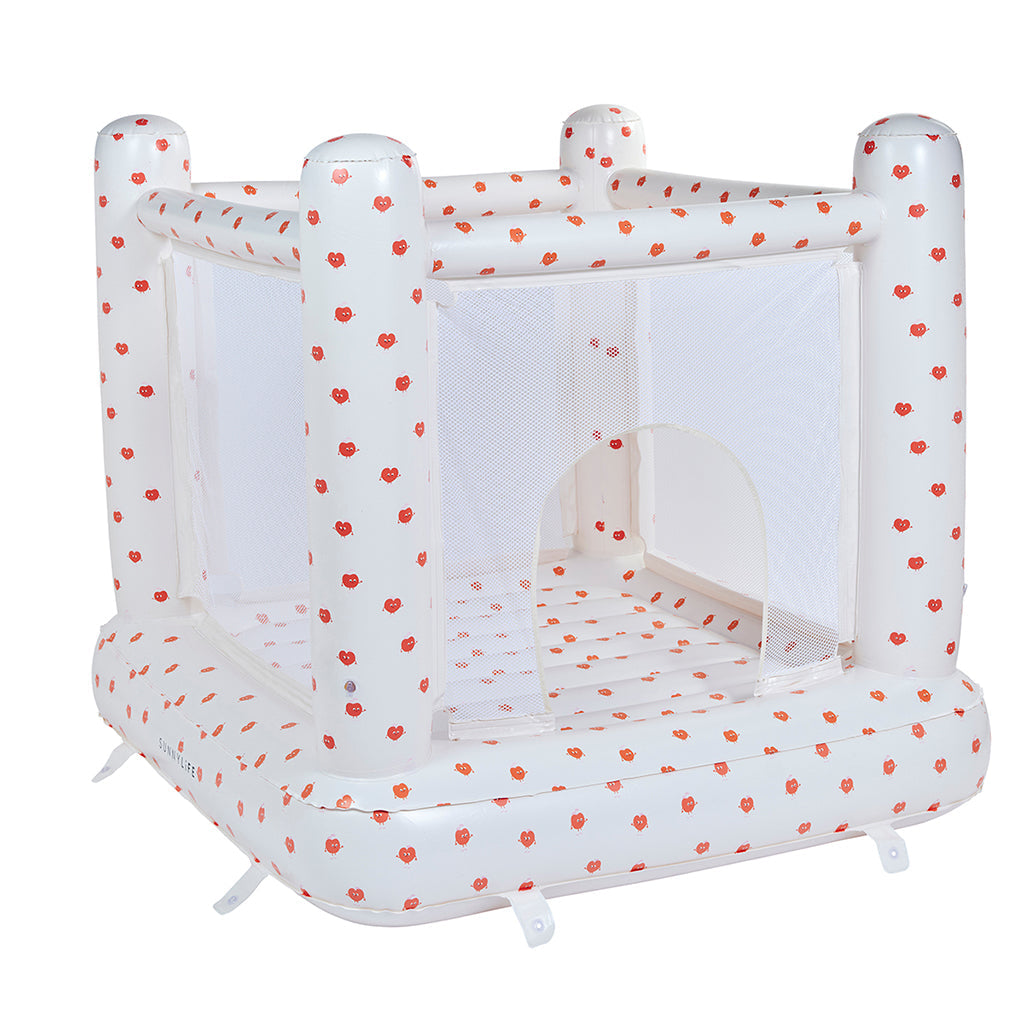 Sunnylife Oppblåsbar hoppeslott, 3-6 år - Poppy the Peach