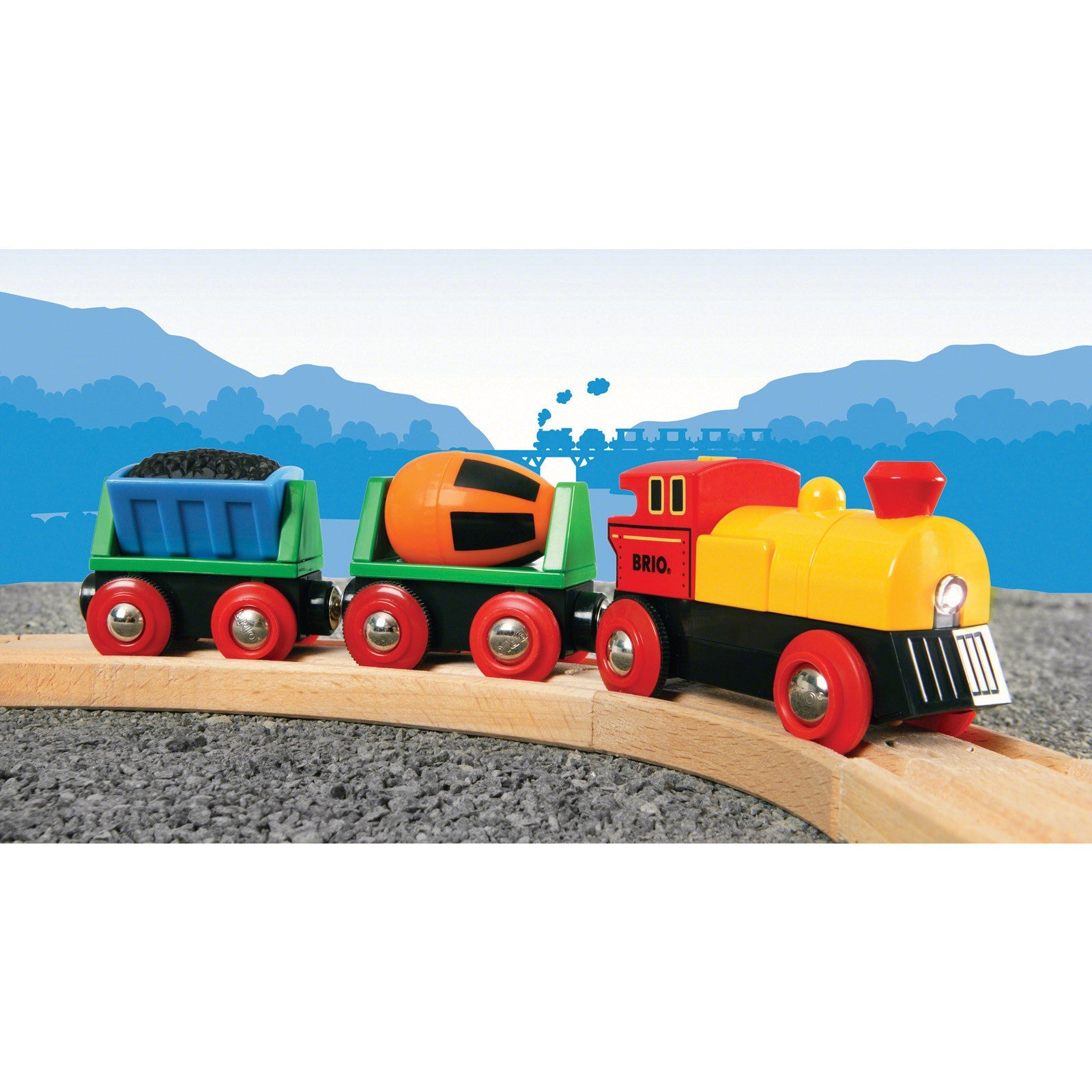 Brio Batteridrevet Tog