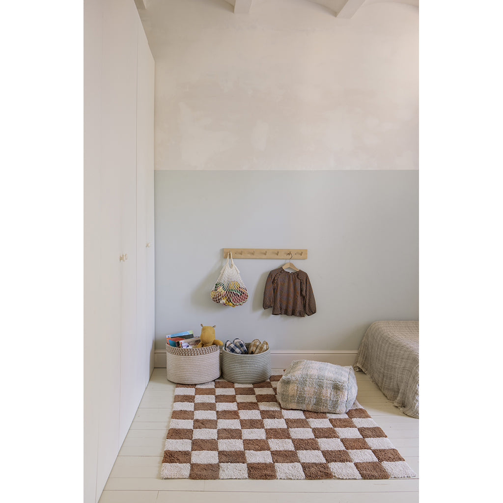 Lorena Canals vaskbart gulvteppe, Tiles Toffee – flere størrelser