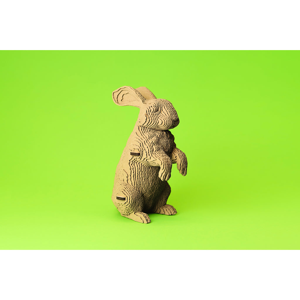 Cartonic 3D Puslespill, Bygg ditt eget papirkunstverk – Kanin