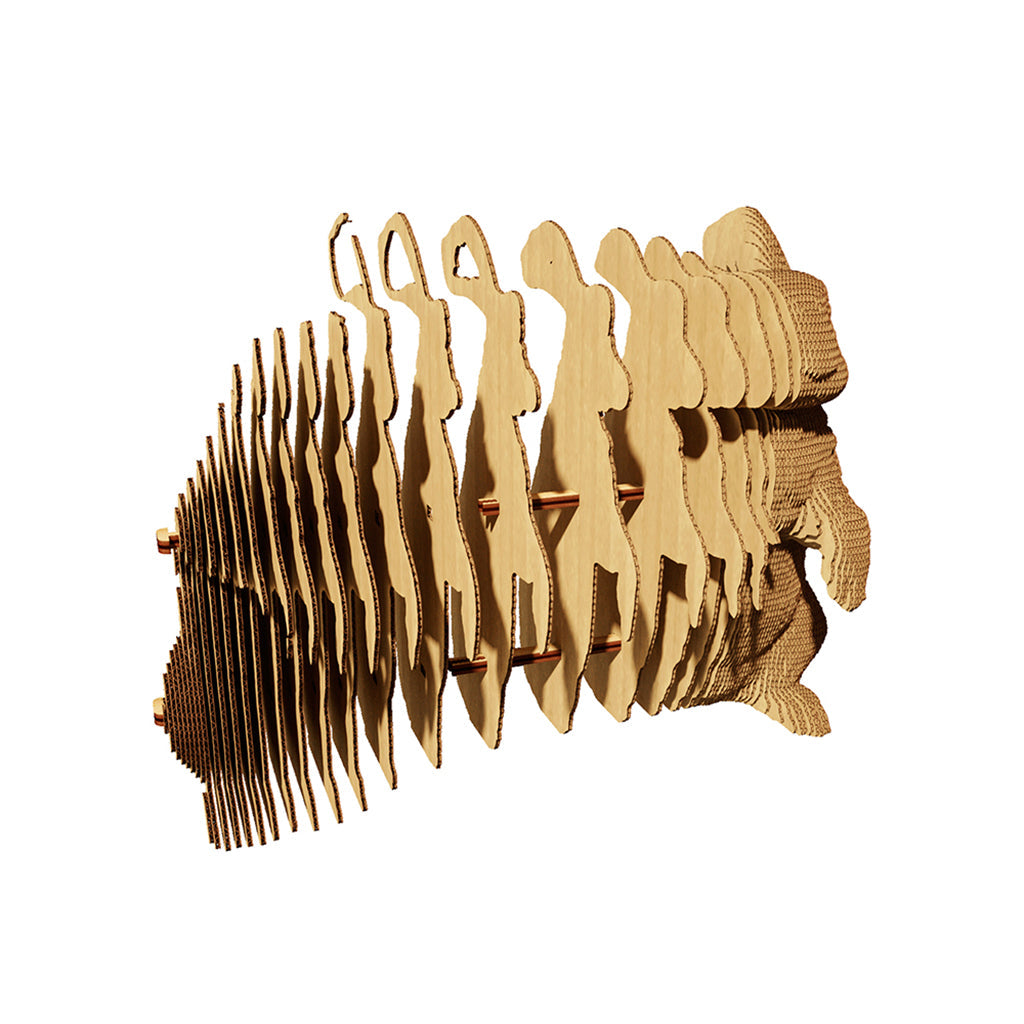 Cartonic 3D Puslespill, Bygg ditt eget papirkunstverk – Kanin