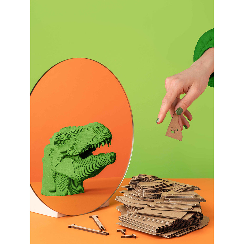 Cartonic 3D Puslespill, Bygg ditt eget papirkunstverk – T-Rex