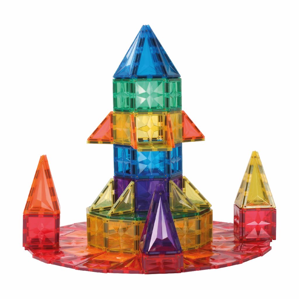 Cleverclixx Magnetisk byggelek, Inventive Pack Intense - 110 stk.