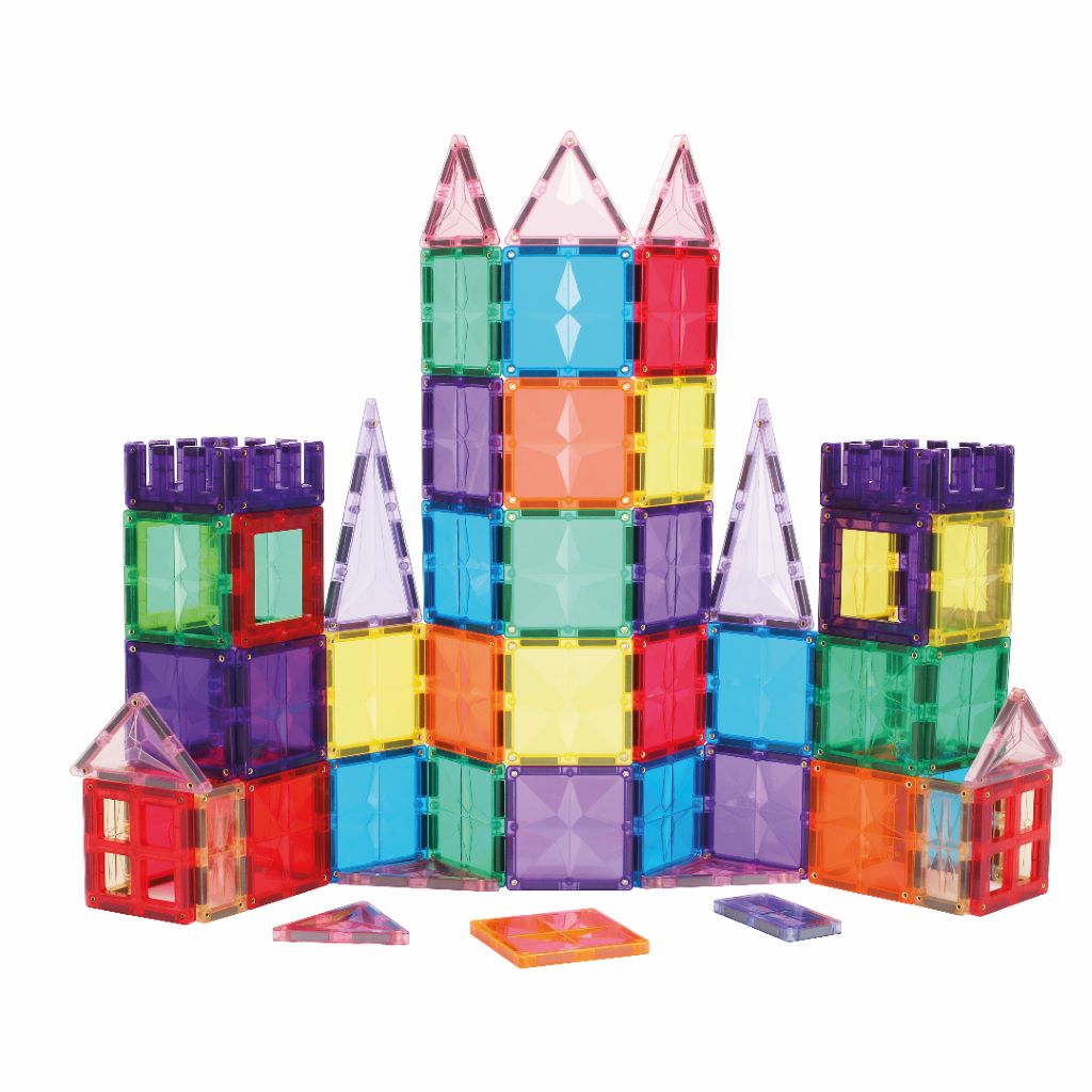 Cleverclixx Magnetisk byggesett, Inventive Pack Intense - 110 deler