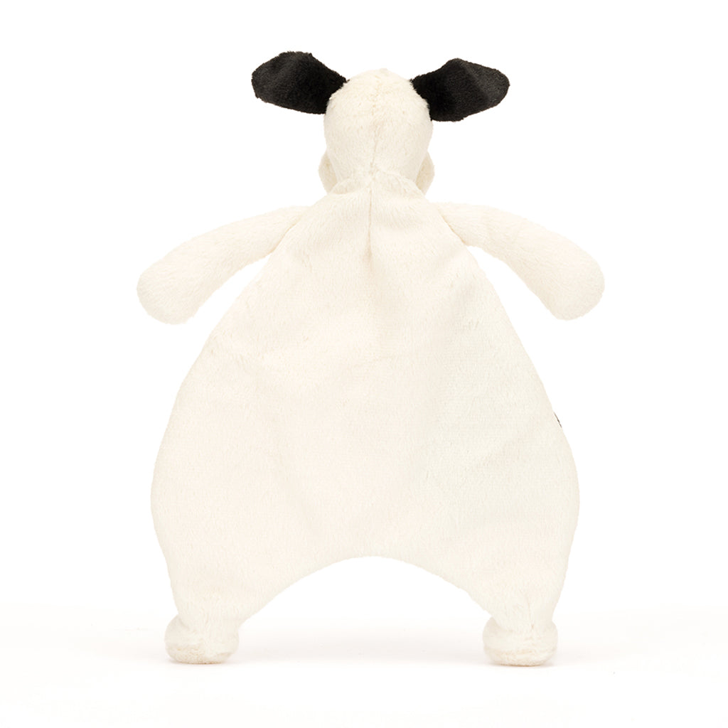 Baby Jellycat nusseklut, Hund - Sort/krem