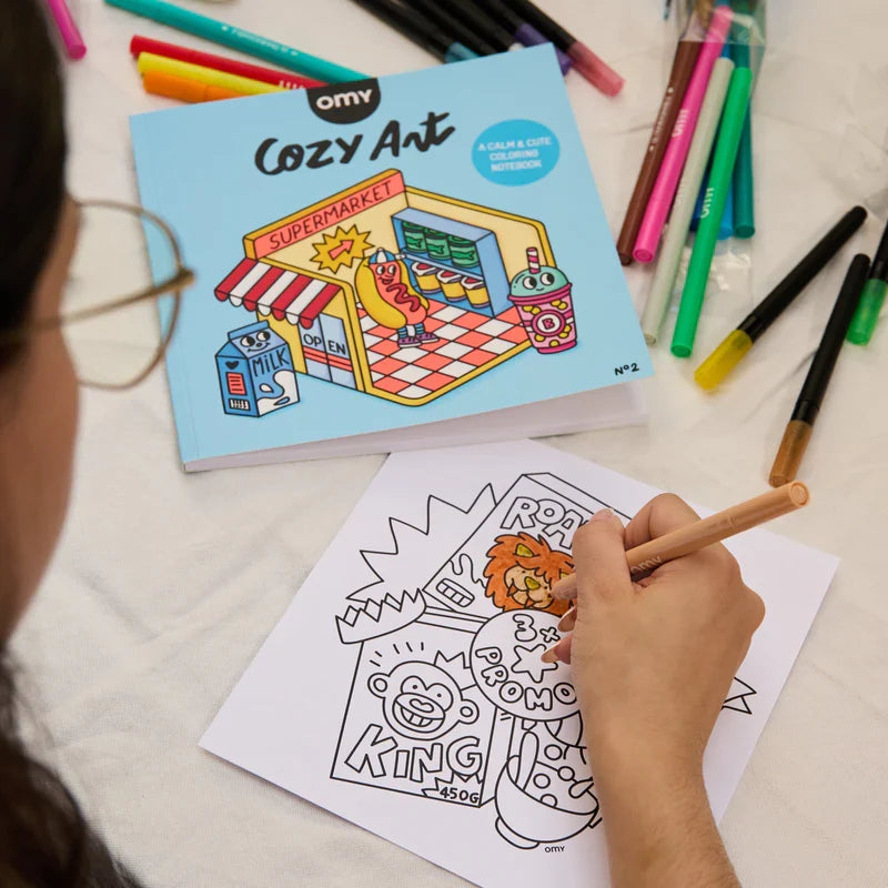 Omy malebok, Cozy Art – Supermarked