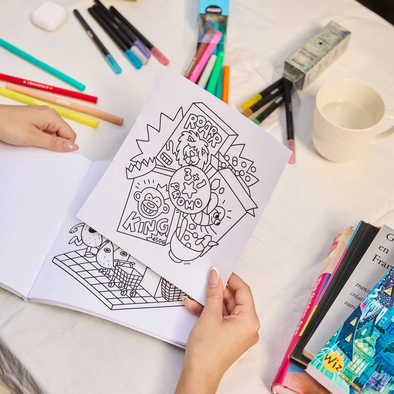 Omy malebok, Cozy Art – Supermarked