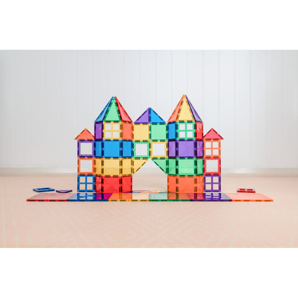 Connetix magnetisk byggesett, Starter pack, 60 deler - Rainbow