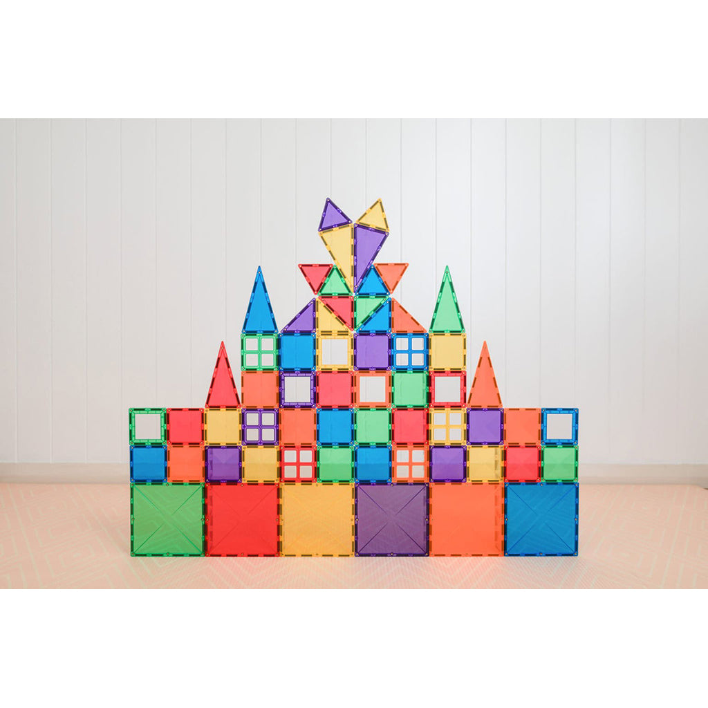 Connetix magnetisk byggesett, Starter pack, 60 deler - Rainbow
