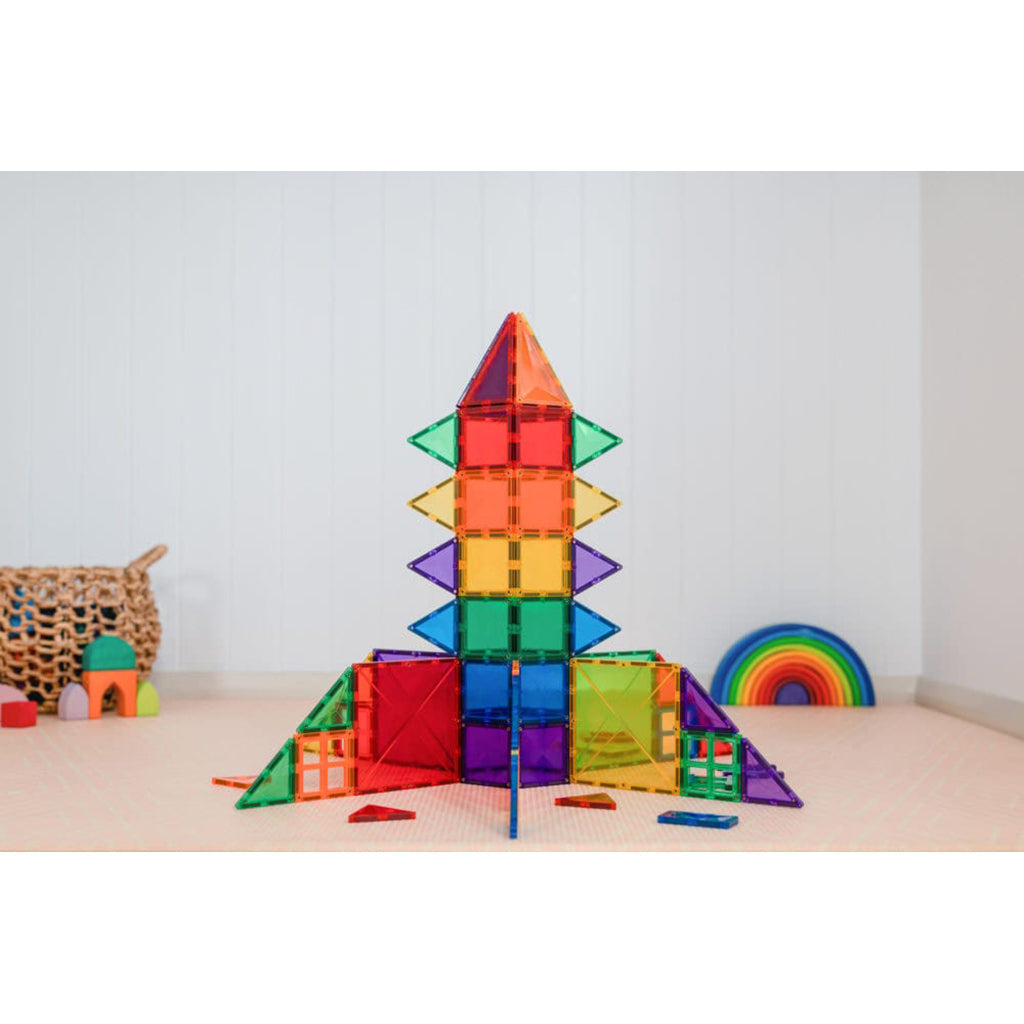 Connetix magnetisk byggesett, Creative Pack, 102 deler - Rainbow