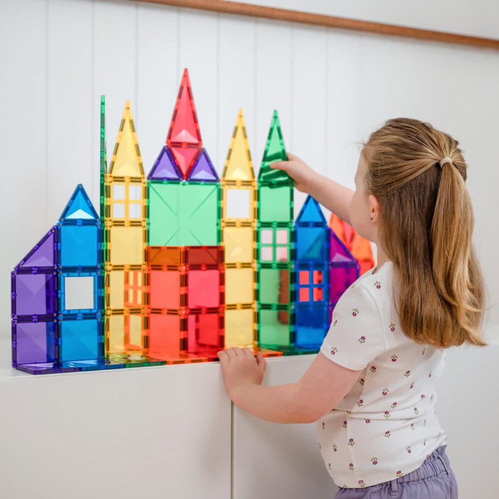 Connetix magnetisk byggesett, Creative Pack, 102 deler - Rainbow
